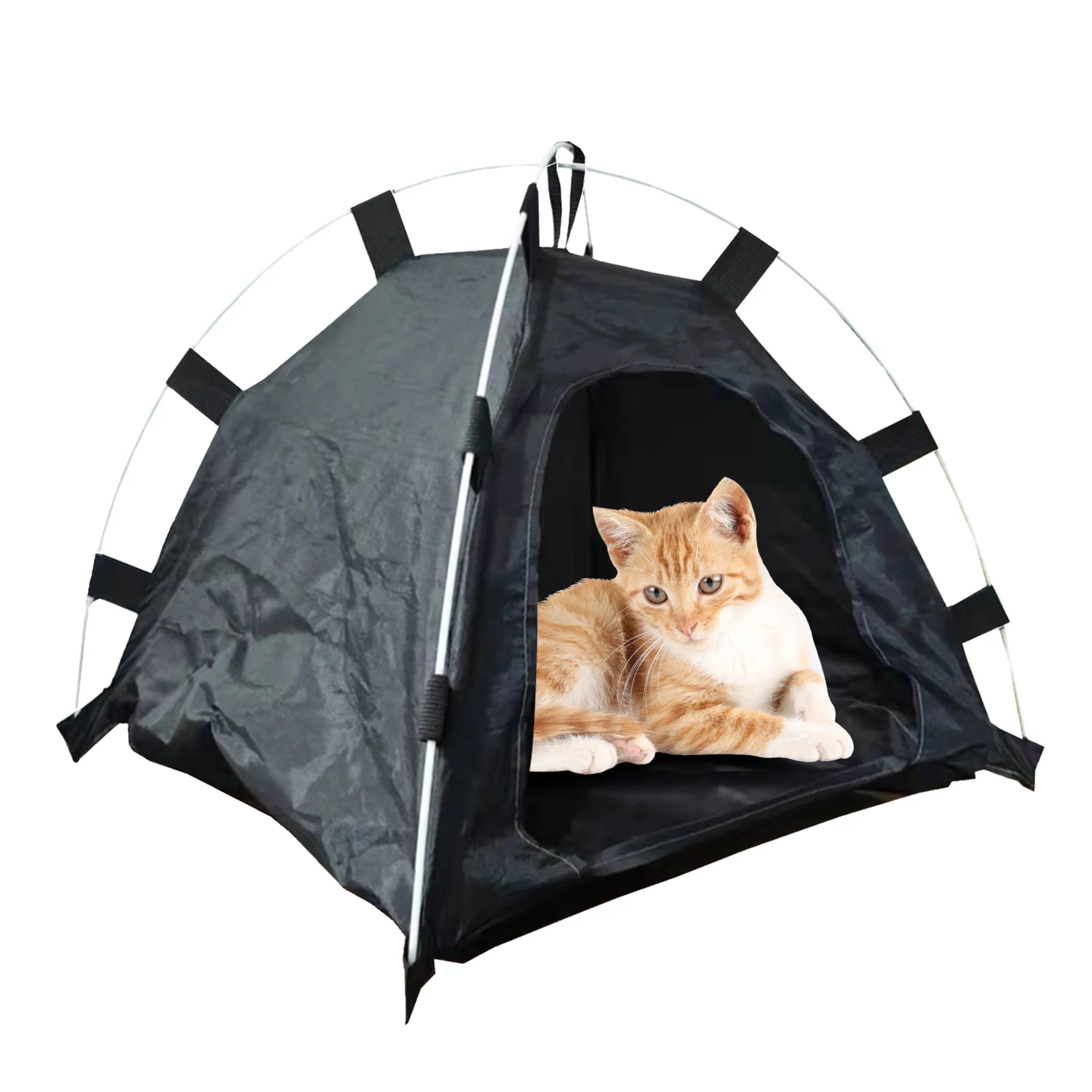

Cat Cave Bed Wind Proof Waterproof Moisture-proof Cat And Dog Nest Pet Teepee Tent With Mat For Large Dogs Cats Portable