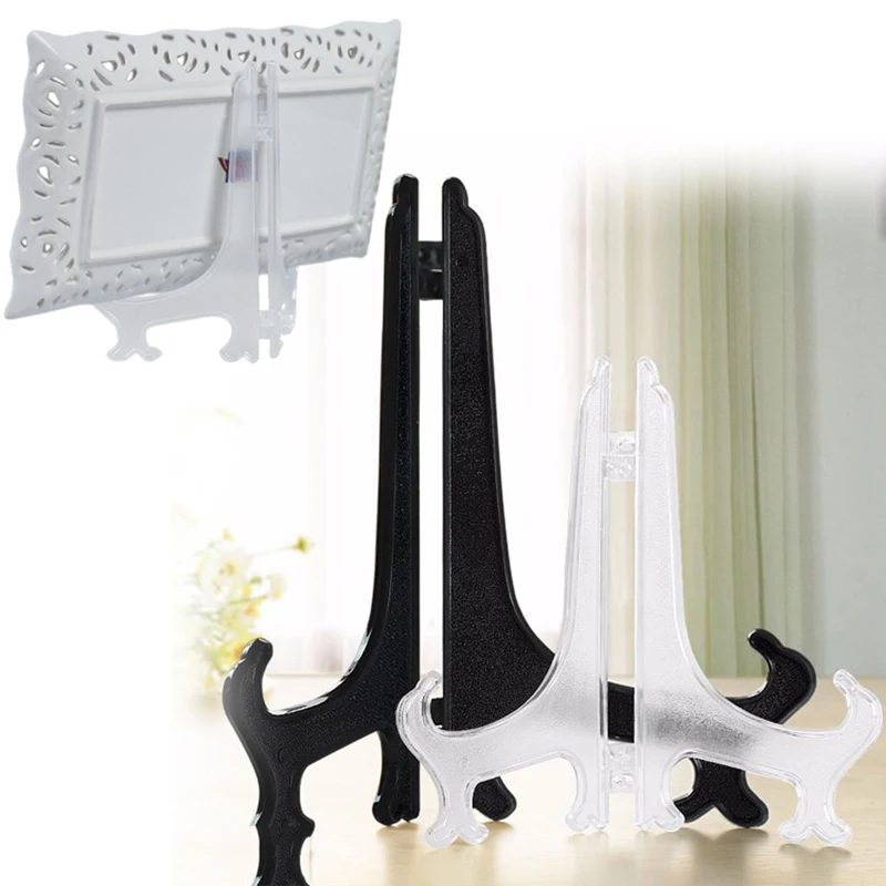 1Pcs 3/4inch Portable Easels Plate Holders Display Stand Stander Picture Frame Photo Shelf Tools Dish Rack Home Decor - купить по