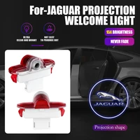 2pcs car door projector decor lamp led welcome lights for jaguar xjl 2004 xkl auto interior decoration accessories