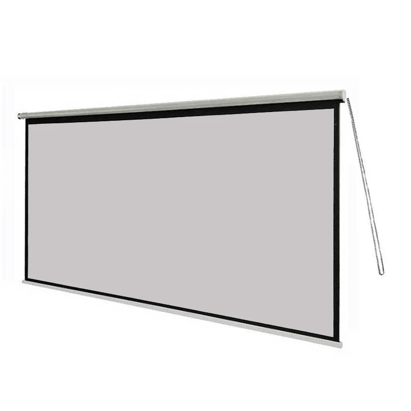 

Thinyou 60inch 72inch 84inch 100inch 16:9 Projector Screen roll Front Projection Screen Fabric For Office Cinema home Education