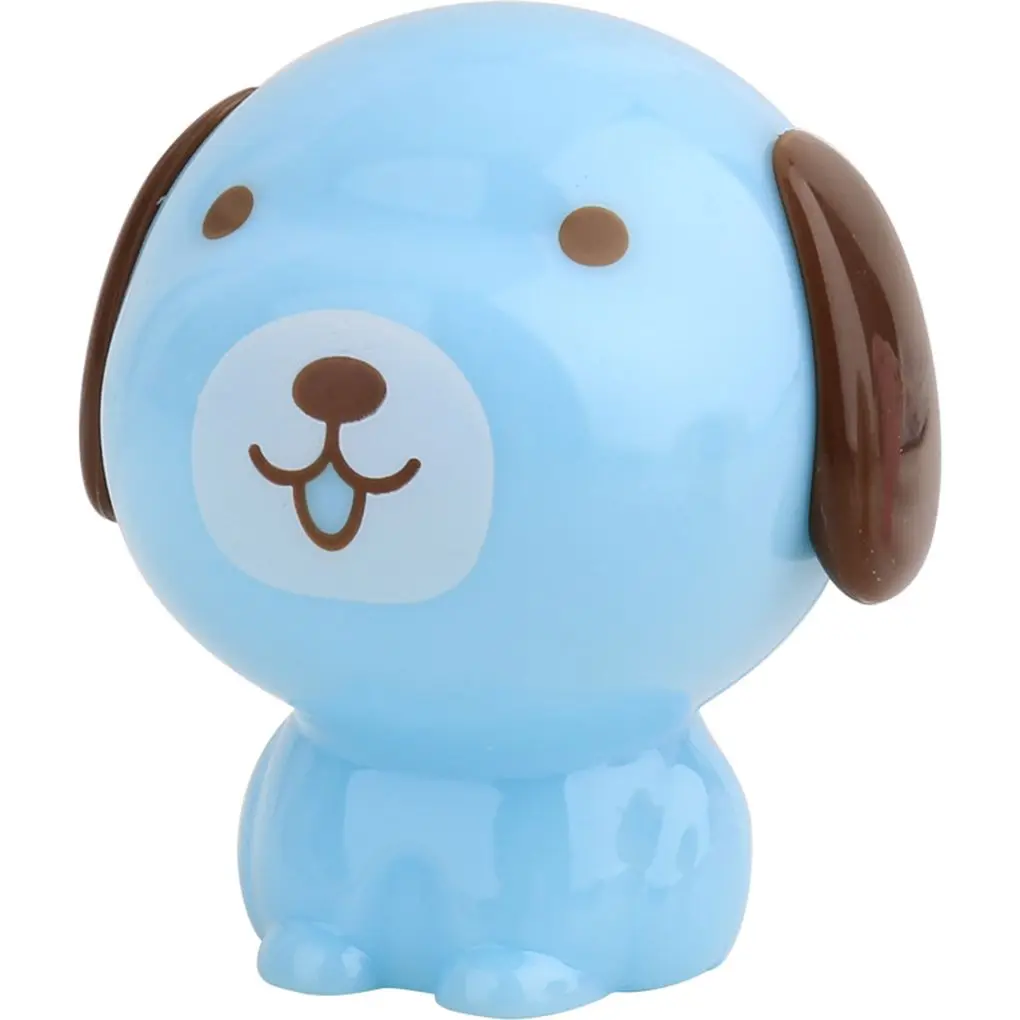

Cute Cartoon Dog Pencil Sharpener Manual Mechanical Pencil Sharpener Transparent Candy Colored for Kids