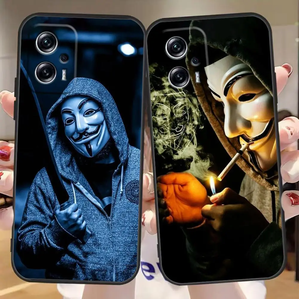 

Case For Redmi Note 11 10 9T 9S 9 8T 8 7 6 5 5A 4 3 A1 GO Pro Aprime 5G 4G Cover Funda Cqoue Capa Case Anonymous Hacker