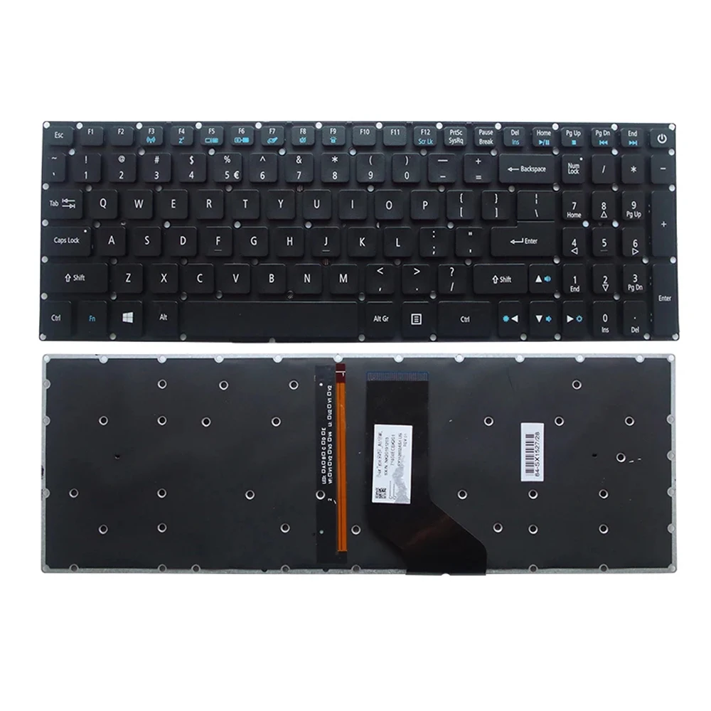 US клавиатура для ноутбука с подсветкой для Acer Aspire V17