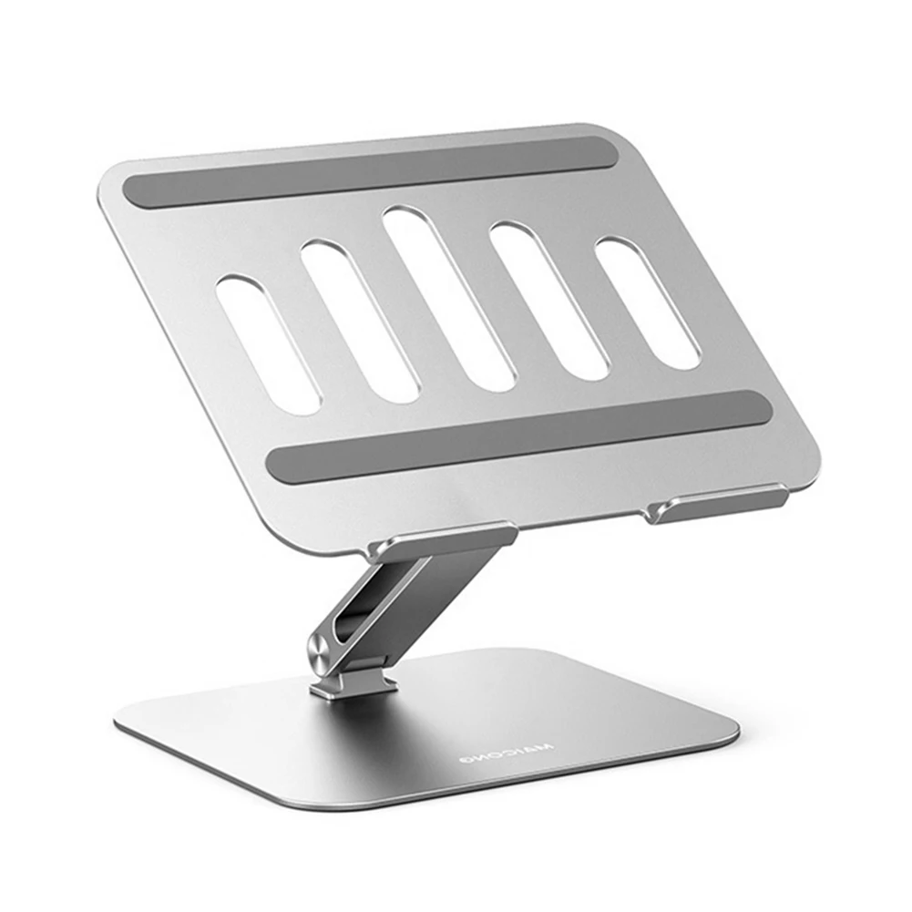 

Складной охлаждающий держатель для ноутбука из алюминиевого сплава, универсальный портативный держатель для ноутбука, Нескользящие вырез...