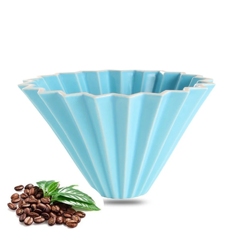 

Pour Over Coffee Maker Ceramic Conical drip cup Coffee Filter Cup with Stand Funnel Dripper Cake Filter Cup Accessories tool