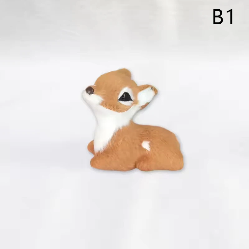 

Пластиковые фигурки оленей, набор из 1 штуки