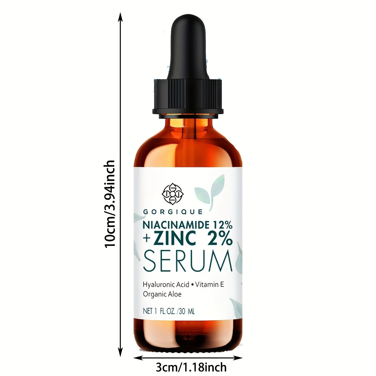 12% Niacinamide Сыворотка для лица + 2% цинк и гиалуроновая кислота гладкой яркой