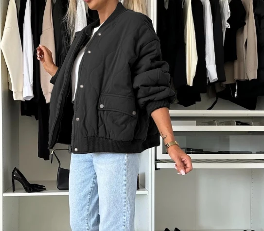 Зимние женские пальто 2024 однотонные пуховики с длинным рукавом Повседневная