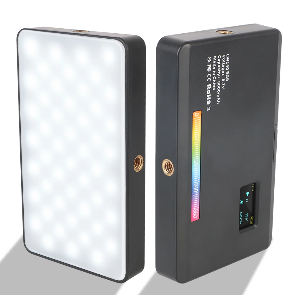 

RGB LW140 3000mAh освещение для фотосъемки 2500K-9000K фотолампа для фотостудии