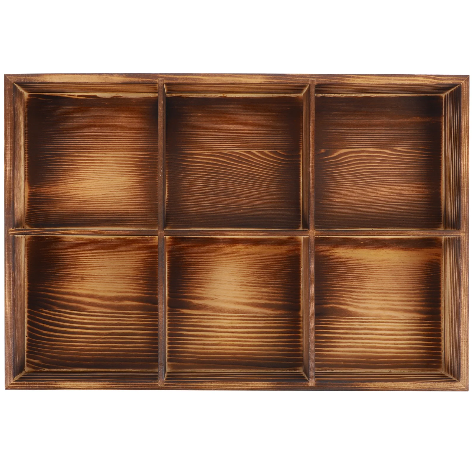 

Compartment Box Tea Bag Storage Dresser Drawer Coffee Station Holder Wood Organizer Bags