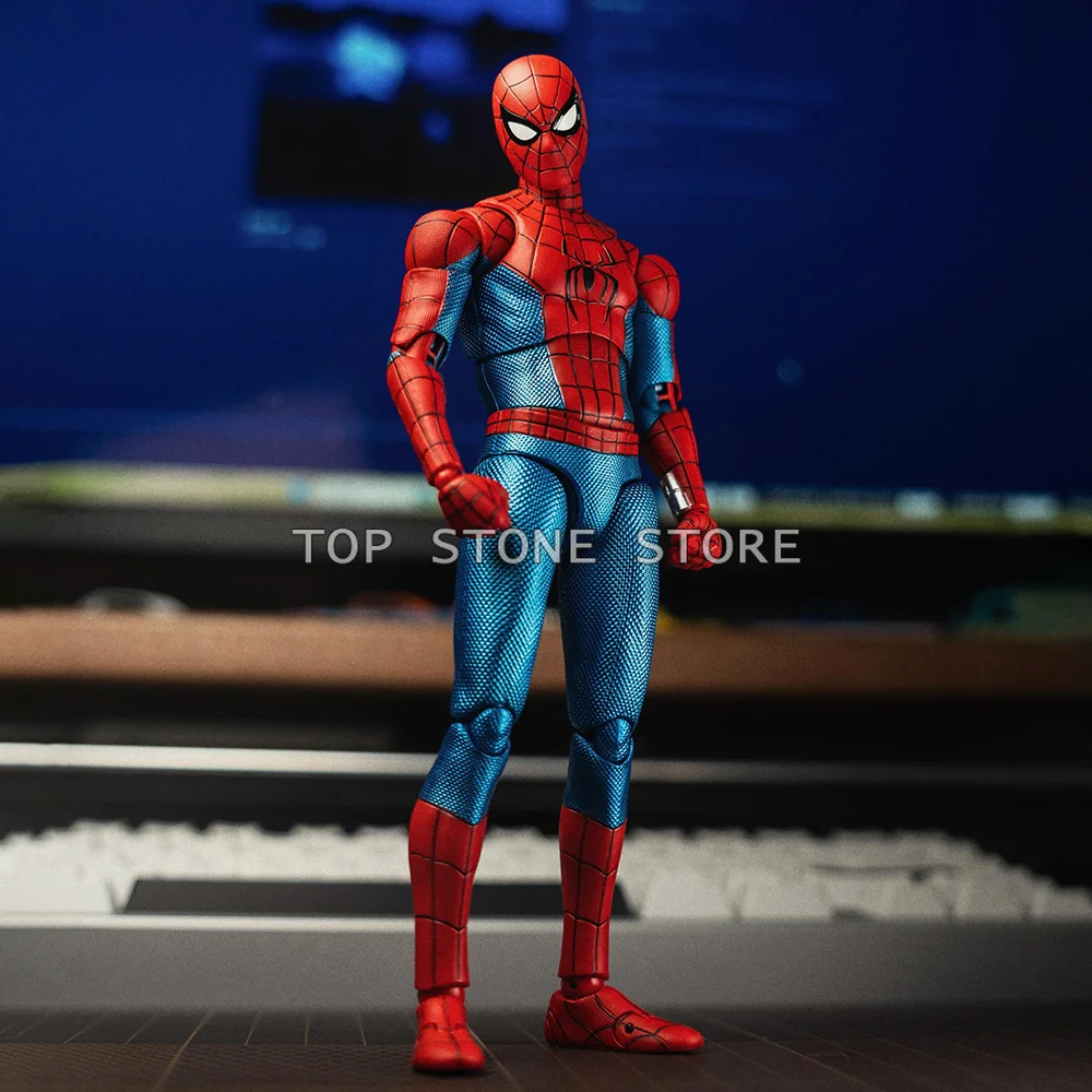 Фото Оригинальная фигурка Человека-паука ZD Spider Man Brand New Day, 18 см, фигурка Человека-паука в красно-синем костюме, коллекционная модель из ПВХ, игрушки, подарки. №5