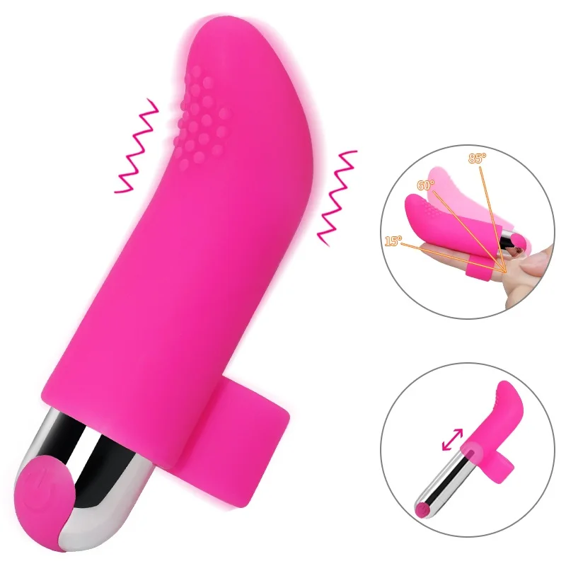 

Powerful Bullet Vibrators Female Clitoris Stimulation G Spot Vigina Massager Finger Vibrating Masturbator Sex Toys For Women