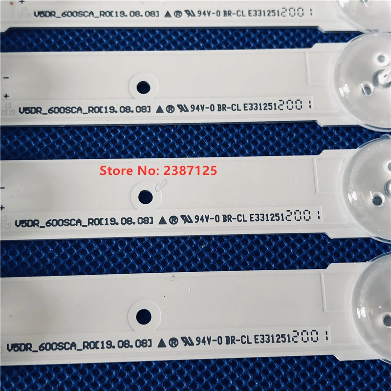 Фото Светодиодная лента, 20 шт., для UA60JS7200 UE60JU6800 UE60JU6850 UE60JU6870 UE60JS7200 V5DR_600SCA_R0 V5DR_600SCB_R0 BN96-38483A BN96-38484A №4