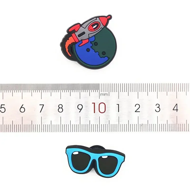 Аксессуары для обуви украшения самолет ракета земля подвески новинка Jibz детские