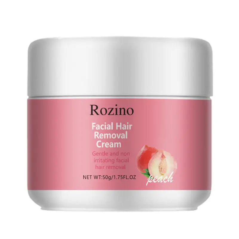 

Depilatory Cream For Face Intimate Hair Removal Cream 1.75fl Oz Honey Peach Hydrating Mild Gentle Effective Depilatory Cream