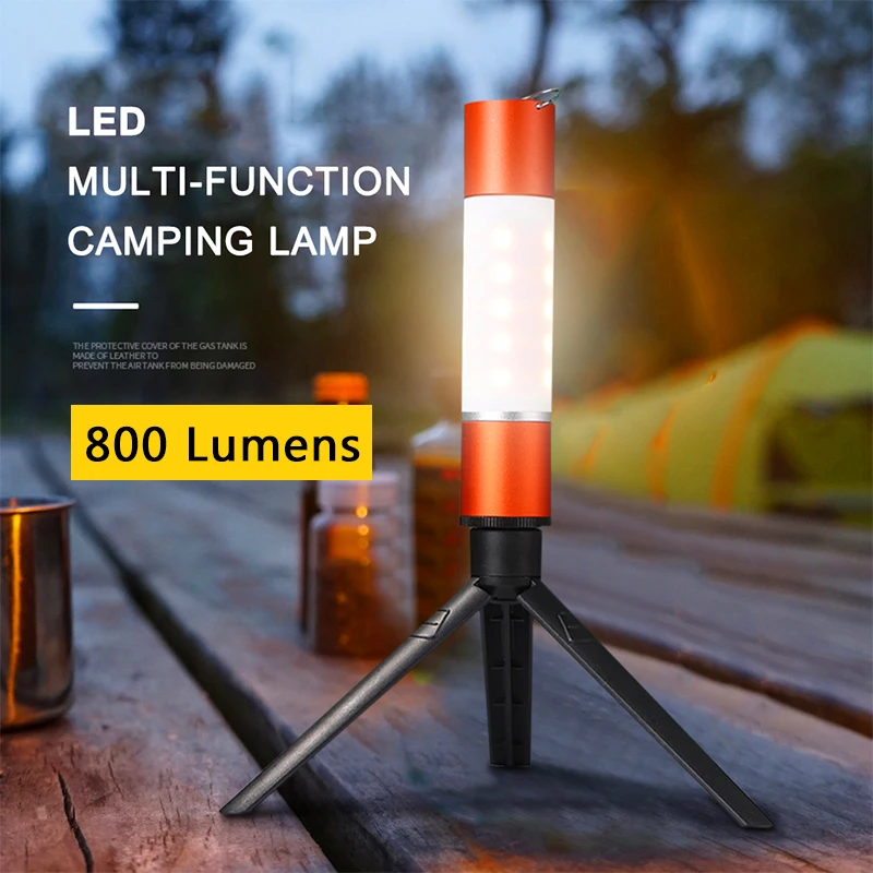 Светодиодный Телескопический фонарик для кемпинга на открытом воздухе со