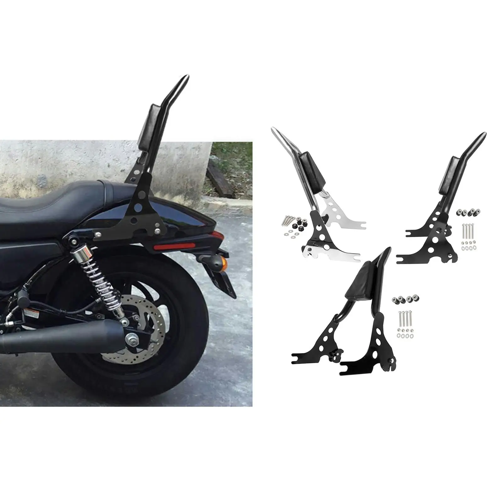 Съемная задняя Вертикальная подушка для спинки пассажира оборудование Davidson XL883C