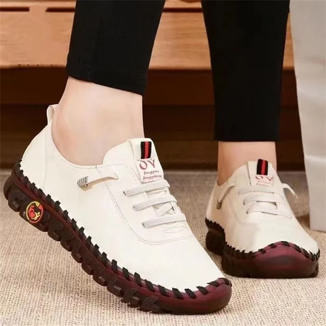 Women Sneakers Vintage Breathable Flat Shoes Platform Zapatos Mujer 1