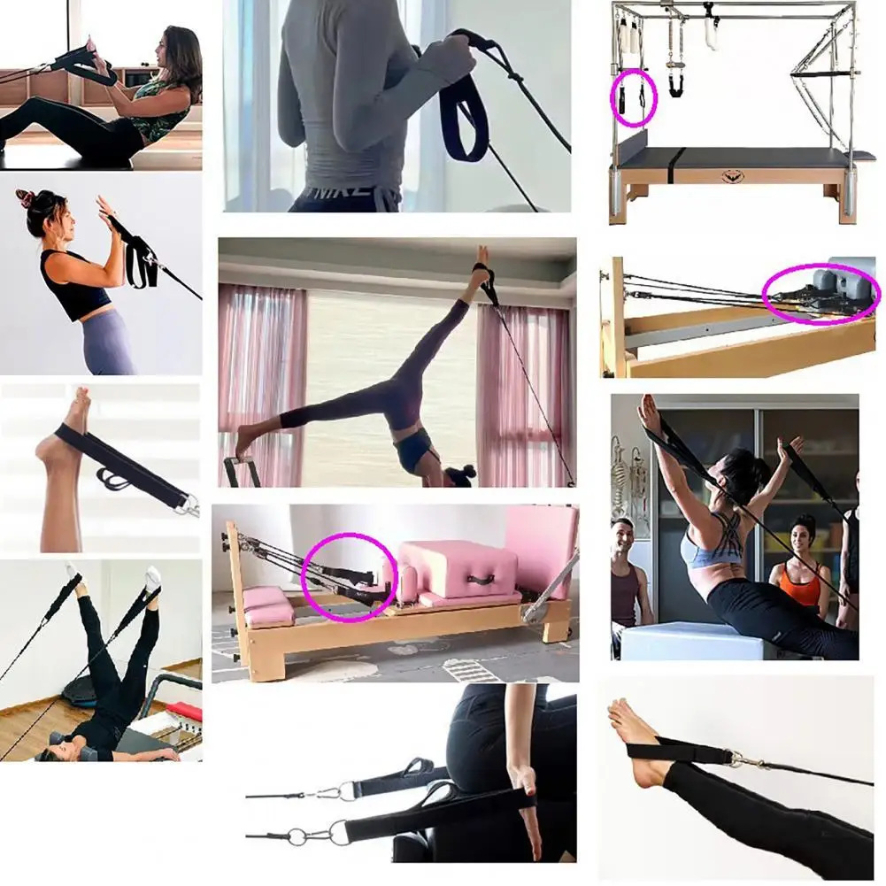 

Fracture-Resistant Lightweight Yoga Trainer Elastic Ankle Straps Workout Accessories