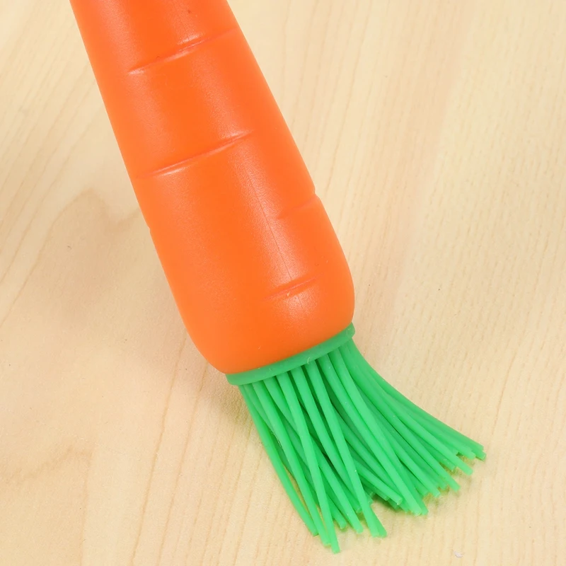 Heat Resistant Barbecue Brush Carrot Silicone Oil Thermosetting Pastry