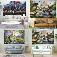 jurassic world dino backgrounds decor vinyl ployster party diy photography backdrops baby shower supplies kids boys favors gifts