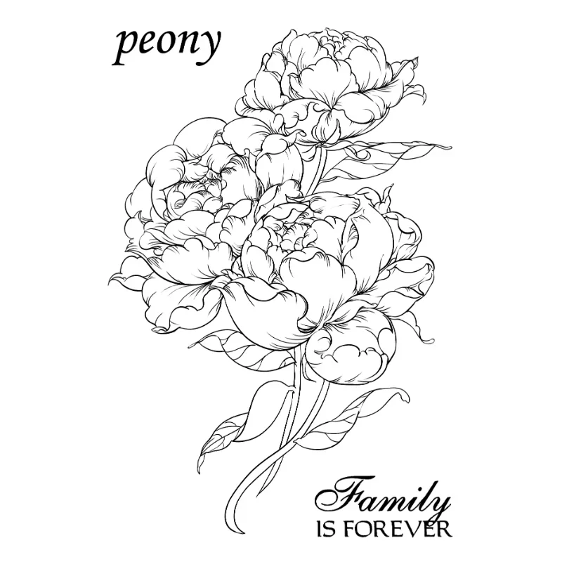 Прозрачные печатки для скрапбукинга 11 х16 см