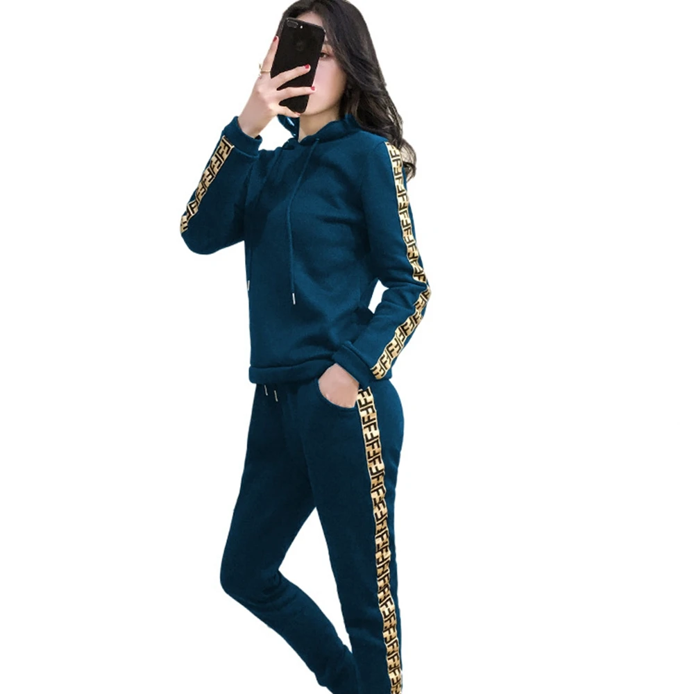 

Женские спортивные костюмы DREES, элегантные комплекты из двух предметов, женское стильное пальто и брюки с принтом в виде греческого Лада, же...