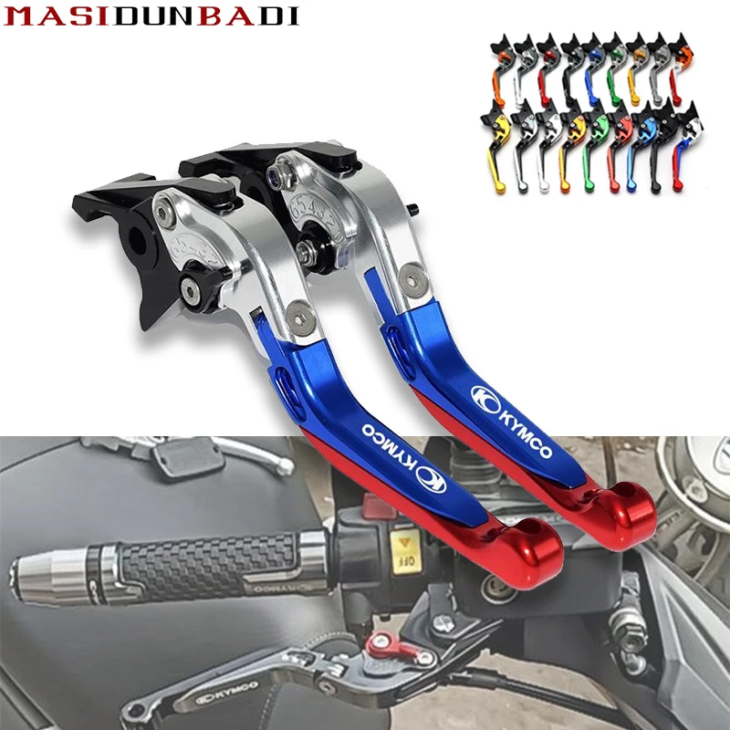 

Latest For KYMCO XCITING 250 300 500 400 DOWNTOWN 125/200/350 Motorcycles Folding Extendable Brake Clutch Levers CNC Aluminum