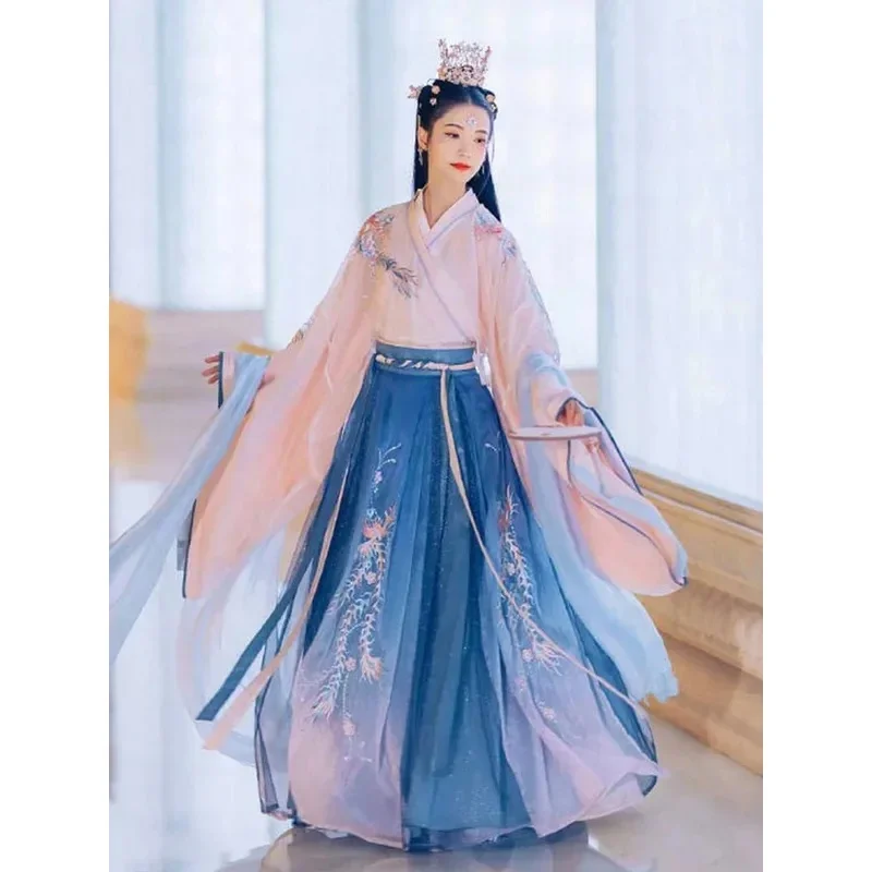 Фото Женское традиционное китайское платье Hanfu большого размера 6XL, костюм для Хэллоуина и карнавала, костюм для косплея для женщин плюс размер 7XL D5Yt0 №3