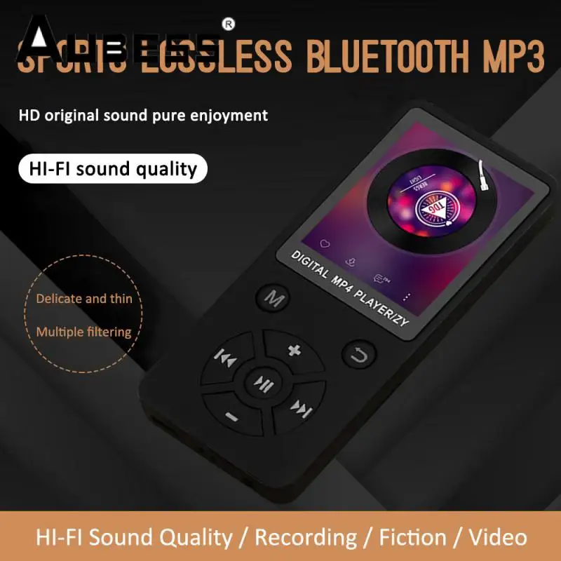 

New Simple MP3 Mini Portable MP3 Music Player MP4 Media FM Radio Hi-Fi Lossless Sound Support Music Radio Recording