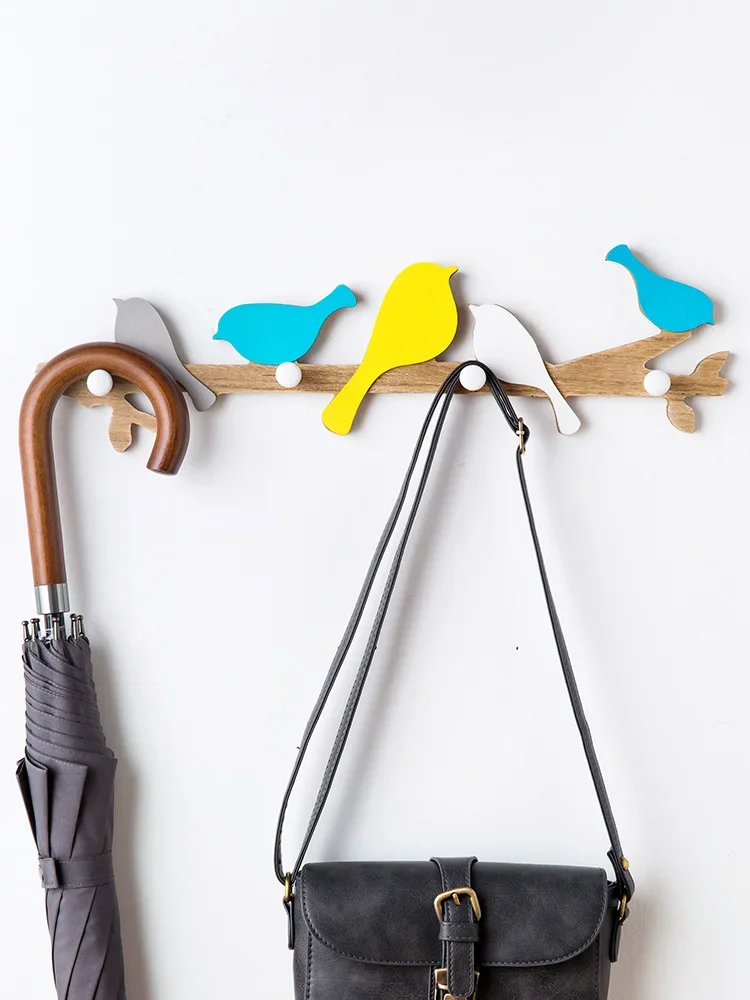 

Настенные крючки для одежды, настенные крючки из массива дерева, настенные крючки для полотенец, настенные крючки для гостиной, держатель-органайзер для ключей