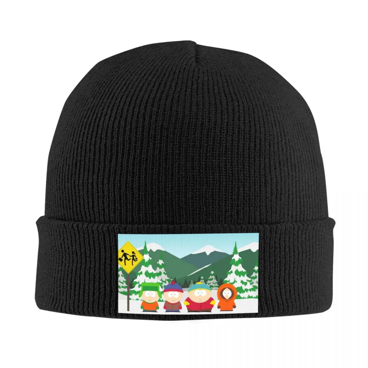 Souths Cartoon Parks Шапки-бини Вязаная шапка Мужчины Женщины Y2K Крутая повязка на голову