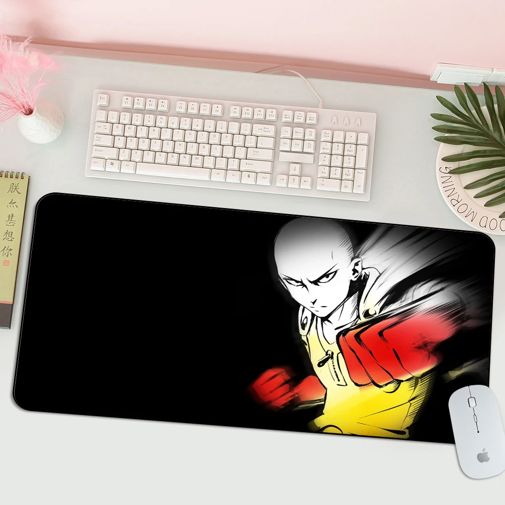 

Anime Pc Rubber Mat Soft Laptop Desktop ONE PUNCH MAN Keyboard Table Computer Work Office Accessories Xxl Mousepad Mouse Gamer