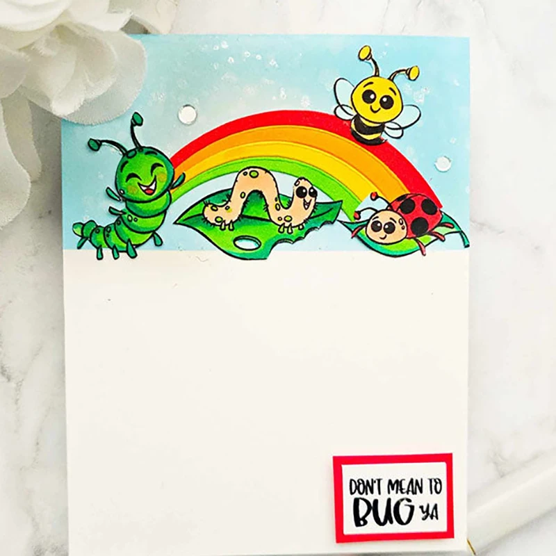 Новинка 2021 штамп в виде пчелы и улитки милые прозрачные штампы для вечеринки с