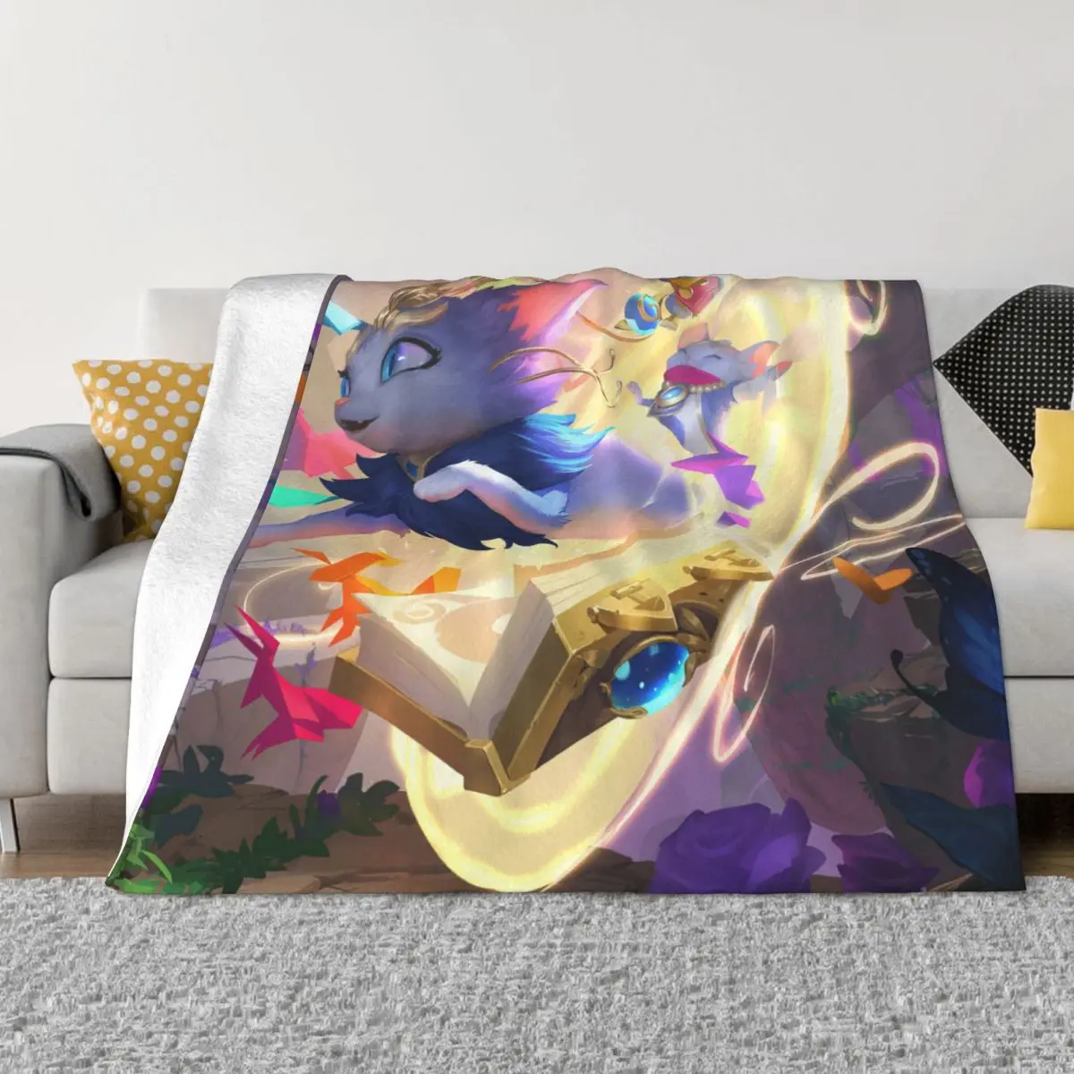 

LOL League of Legends игровые одеяла, флисовое покрывало для спальни