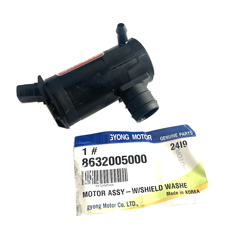 

NBJKATO Brand New Genuine Windshield Washer Pump Wiper Motor ASSY 8632005000 For Ssangyoung korando 2006 MUSSO SPORTS 1996-2007