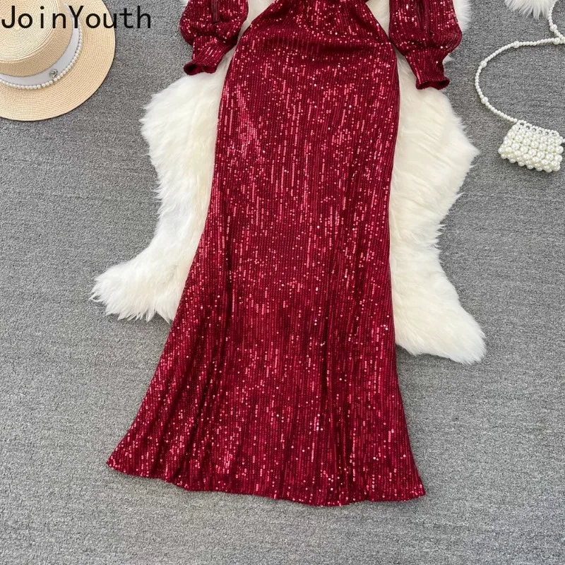 2024 Vestidos De Mujer вечерние платья для женщин туника с v-образным вырезом и