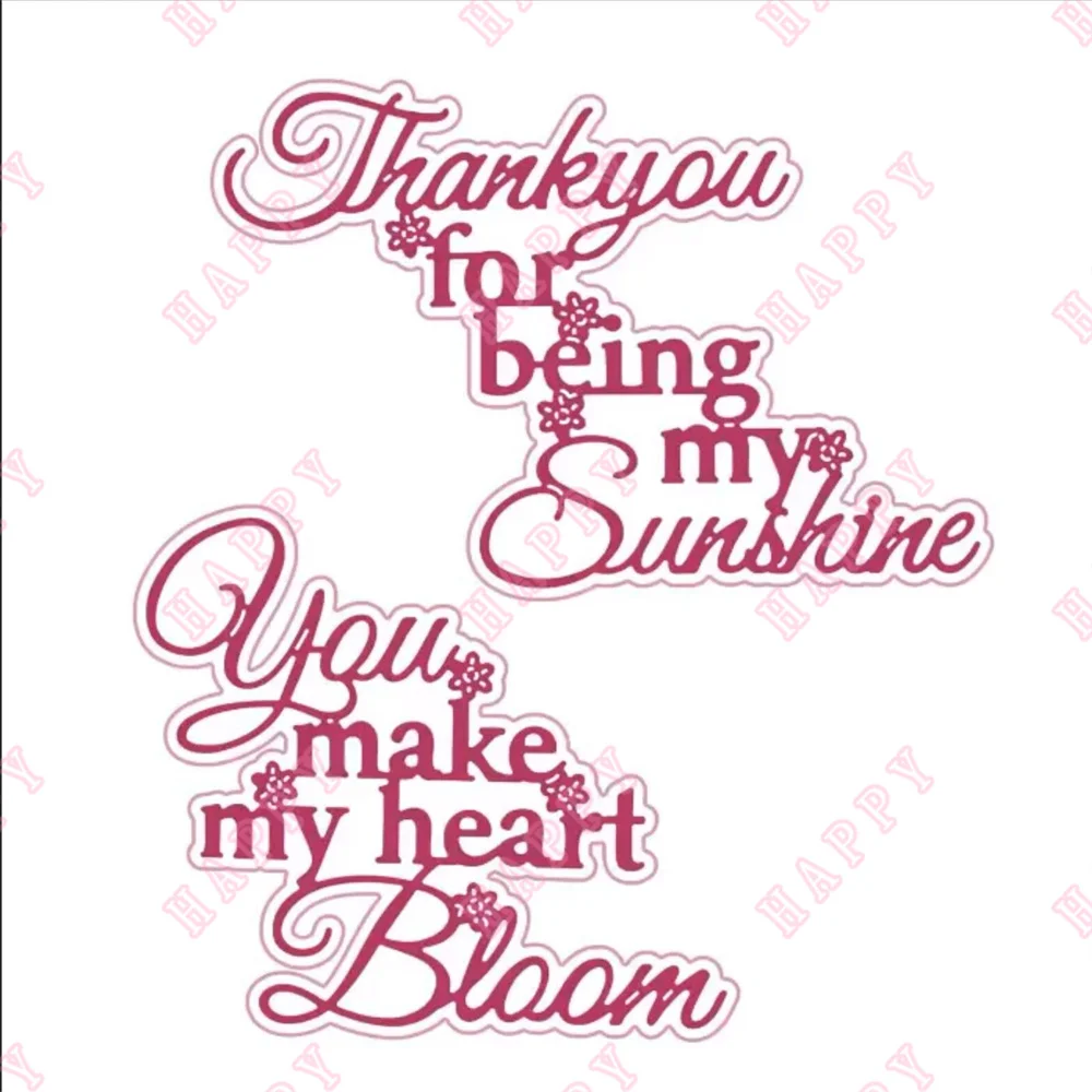 

Metal Craft Cutting Die DIY Scrapbook Paper Diary Decoration Card Handmade Embossing New Product 2022 Nurturing Sentiments Set