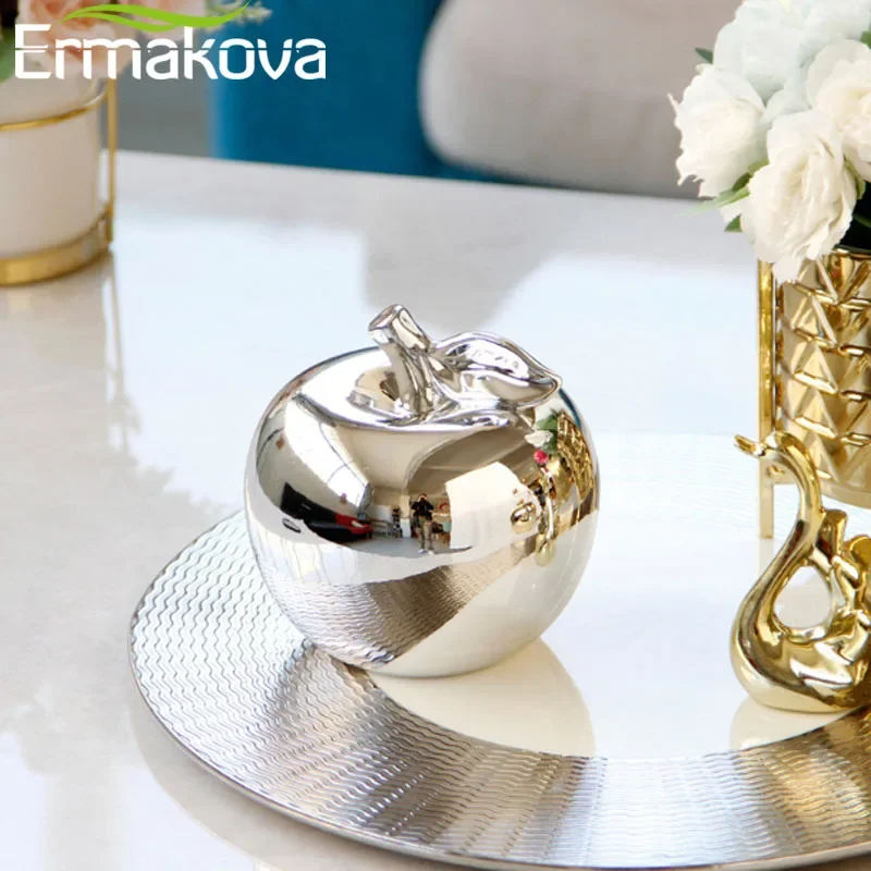 ERMAKOVA скандинавские креативные керамические поделки в виде яблок простые с