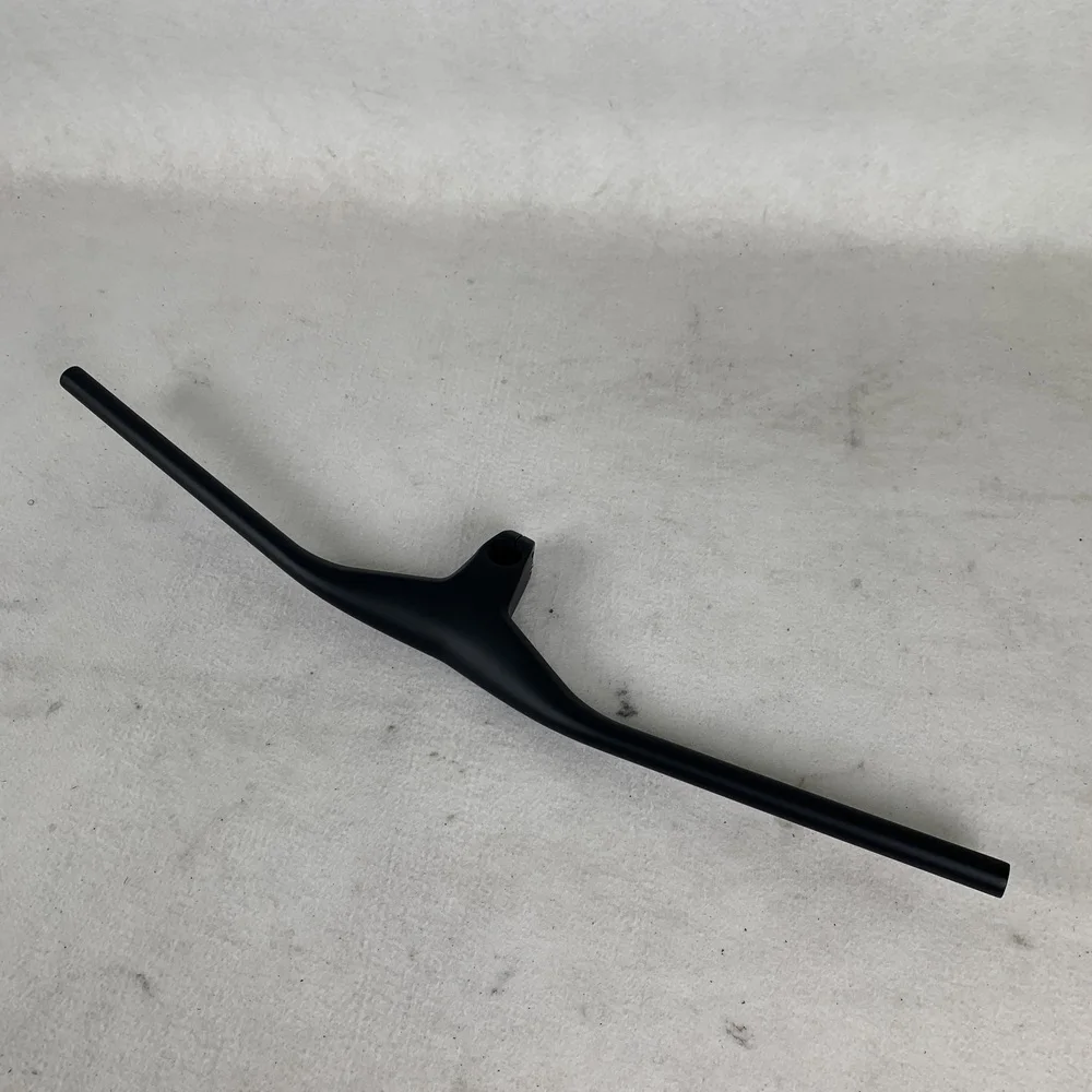 Черный матовый карбоновый горный велосипед HB002 версия 2 Встроенный руль 800 мм