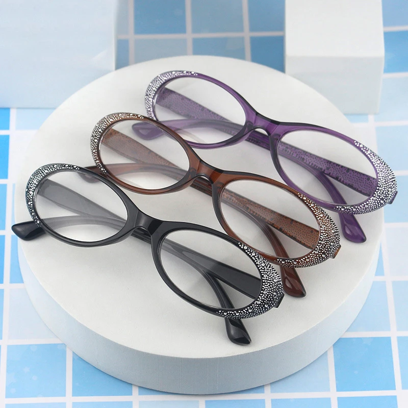 3 упаковки женские очки для чтения с голубыми глазами кролика