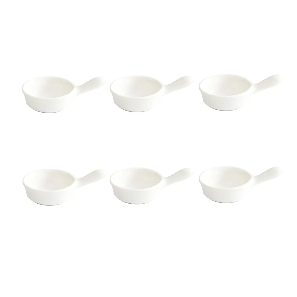 

Sauce Dipping Dish Ceramic Bowls Dishes Plate Soy Bowl Seasoning Cup Ramekins Condiment Holder Spoons Serving 2Oz Inch Dip