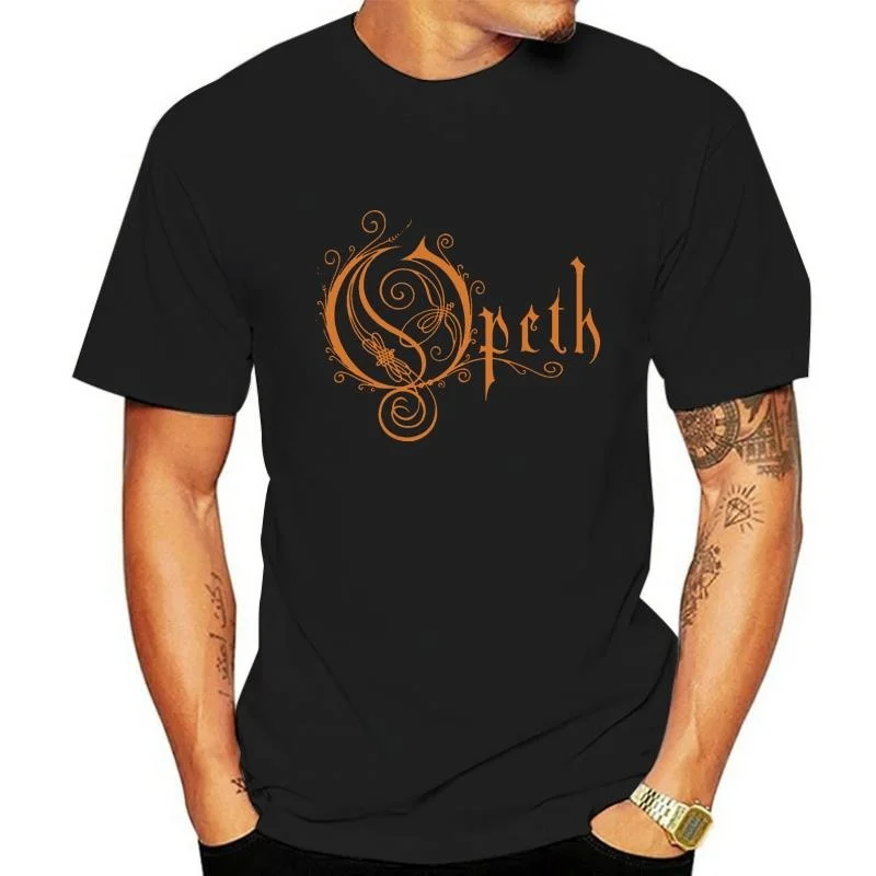 

Opeth-Camiseta 100% de algodón para hombre, camisa informal de manga corta con cuello redondo, cómoda, oferta barata