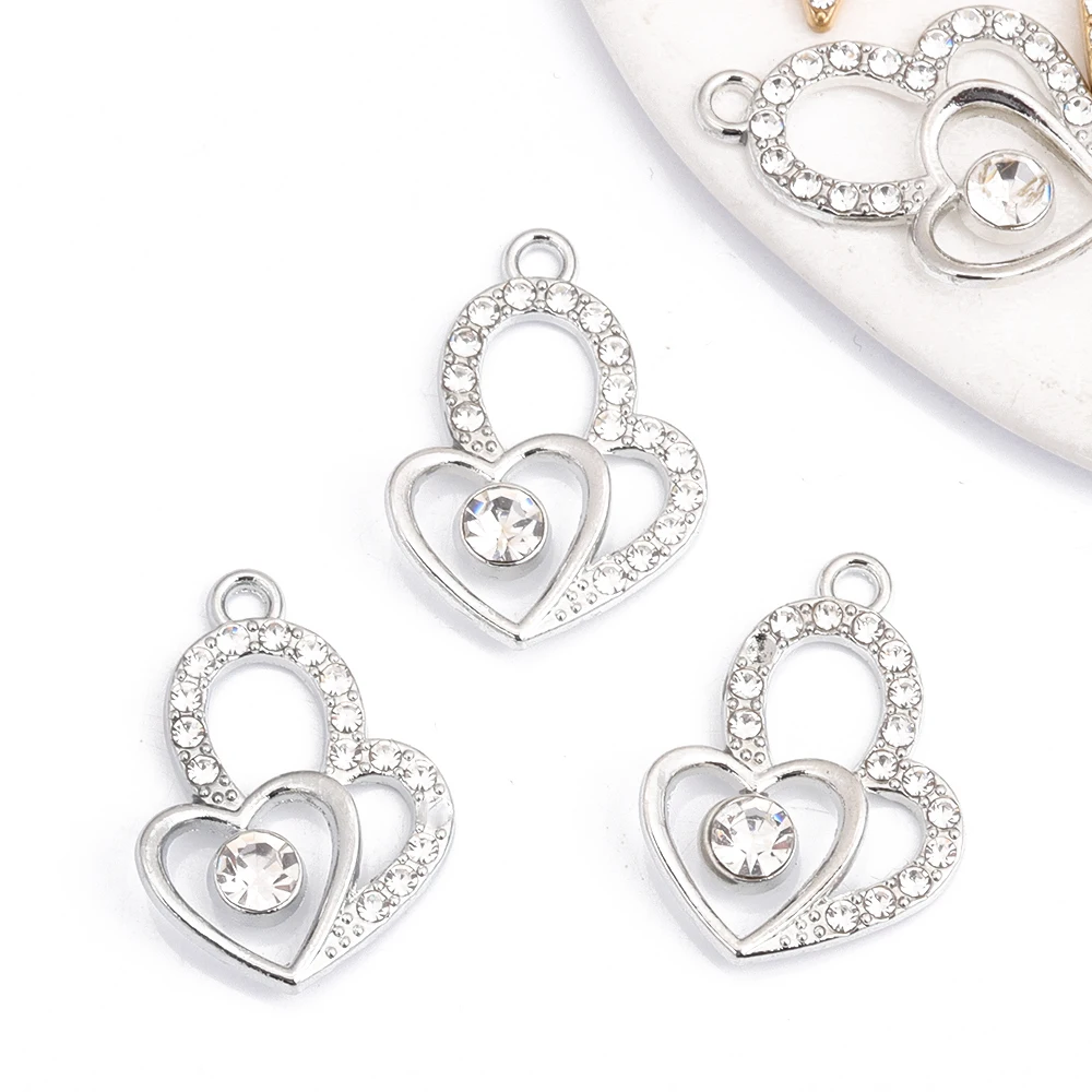 10 шт. посеребренная подвеска-подвеска со звездой и бабочкой для изготовления