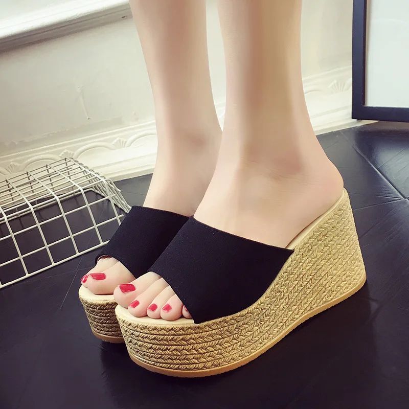 

Fashion 2022 New Summer Women's Sandals Peep-Toe Shoes Woman High-Heeled Platfroms Casual Wedges For Women High Heels Shoes