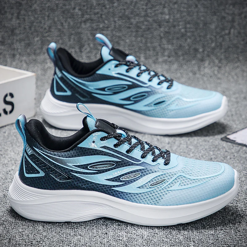 

Men Running Shoes Big Size Summer Mesh Breathable Outdoor Sport Shoes Free Shipping 2023 Trendy Male Sneakers Athlete Shoes