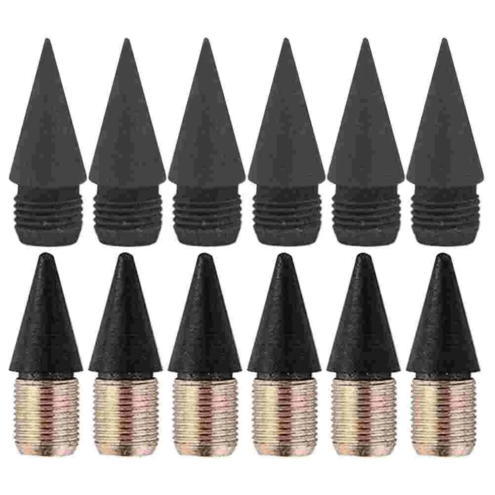 

12 Pcs Sharpener Alternative Forever Replacement Refills Everlasting Nibs Inkless Eternal Pencils Students Tip Head