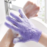 gloves body brush take a shower in 1 minute exfoliating scrub foot scrubber cath sponge high elastic five finger bath towel