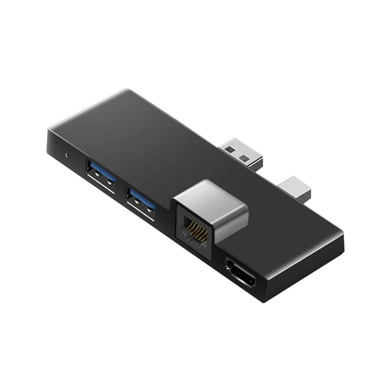 

For Surface Pro 4 5 6 Docking Station Hub With 4K HDMI-Compatible TF Card Reader Gigabit Ethernet 2 USB 3.1 Gen 1 Port