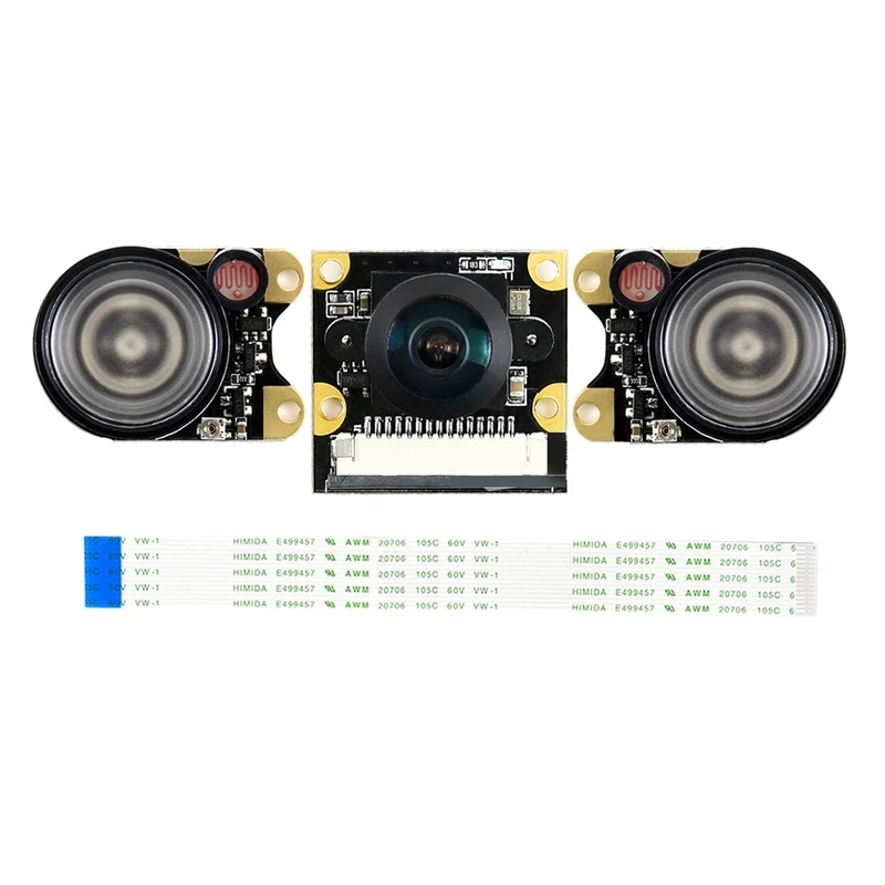 

Модуль камеры Waveshare IMX219-160IR 8 Мп, инфракрасная камера ночного видения с поддержкой распознавания лица для аксессуаров Jetson Nano